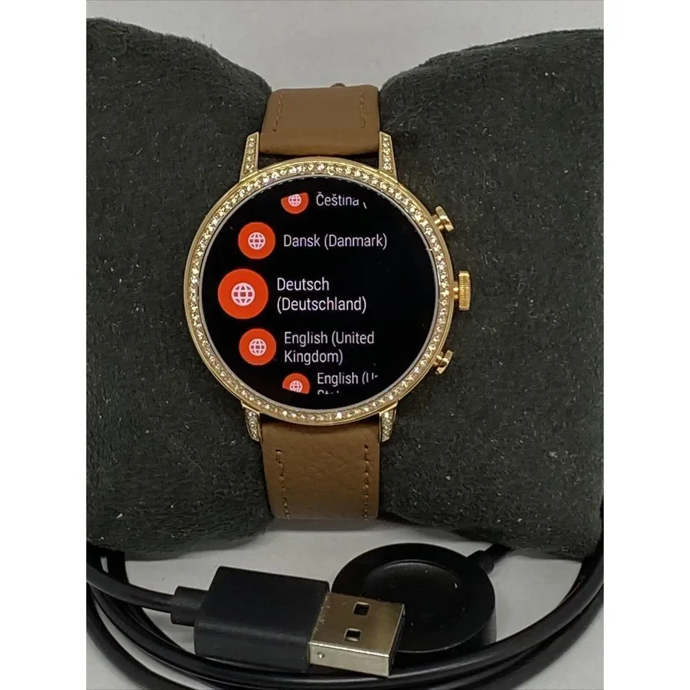 Fossil Gen 4 Authentic Digital Dial Smart Watch Custom Band FTW6011 CO254